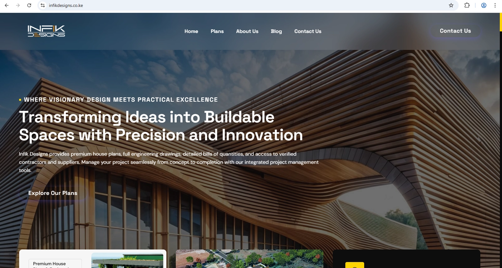 Infik Designs Website Development